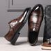 British Wedding Groomsmen, Formal High-end Sense, Derby Leather, Italian Business Attire, Versatile Men's Leather Shoes_vogvips.com