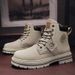 European Warm Series Men's Chunky Martin Autumn Winter High Top Work Boots British Style Height Increasing Shoes_vogvips.com