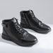 European Warm Series Winter New Trend Genuine Leather Martin High-top Sneakers Workwear British Style Fleece-lined Warm Men's Short Boots_vogvips.com