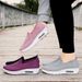 Women's Summer New Casual Thick Soled Breathable And Height Increasing Air Cushioned Sh, One Foot Stepping Women's_vogvips.com