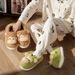 Women's For Autumn And Winter, Indoor Non-Slip Cartoon Cute Monkey Warm Fleece Thick Sole Girls' Cotton Slippers_vogvips.com