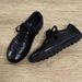Sole Soft Surface Retro Black Flat Training For Women 2025 New Versatile Comfortable Casual Sports Shoes_vogvips.com