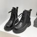 High Top Martin Women, Autumn And Winter New British Style Casual Versatile Skirt, Showing Off Legs, Slim Boots For_vogvips.com
