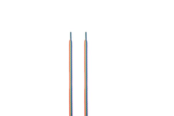 Shoe Accessories 8mm couple single layer flat colored shoelaces suitable for board shoes canvas shoes white shoes sports casual shoelaces_vogvips.com