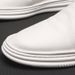 Slip-On Loafers For Men, Genuine Leather, Spring/Summer 2025, Breathable, Korean Style, Casual Sneakers, Lazy White_vogvips.com