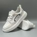Men's White Sneakers Casual Sports 2024 Summer New Ultra-light Genuine Leather Thick-soled Height-increasing Shoes_vogvips.com