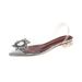 Plus-size Women's Shoes 41-43 Wide Feet, Plump Girls, Summer 2026 New Style Low-heel Transparent Pointed Crystal Sandals_vogvips.com