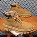 European Warm Series Men's Spring And Autumn New Martin Youth Trend Wear-resistant Casual Versatile Work Boots_vogvips.com