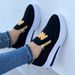 Women Casual Shoes Thick Bottom Solid Color Vulcanized Sneakers Casual Wedge Walking Shoes Slip On Zipper Shoes B00017_vogvips.com