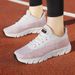 Running shoes large size women's shoes summer new lightweight breathable sports shoes cushioned soft sole flying mesh running shoes_vogvips.com