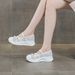 Breathable And Comfortable Woven Women's Shoes, 2026 Summer New Korean Style Casual Fashion Versatile Cross-strap_vogvips.com
