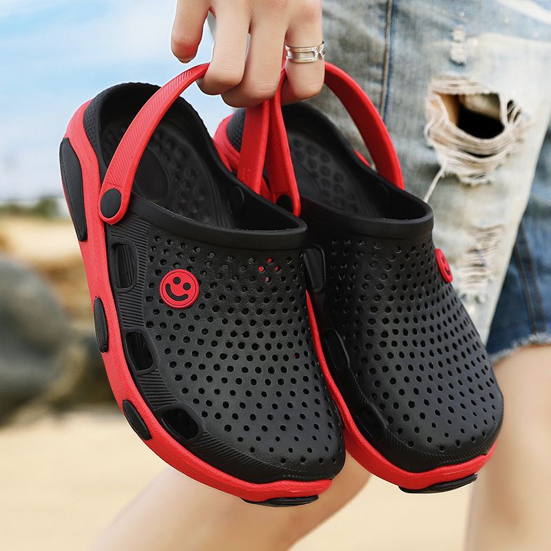 New Casual Men's Beach Shoes Breathable Waterproof Outdoor Sandals Bao Head Summer Slippers_vogvips.com