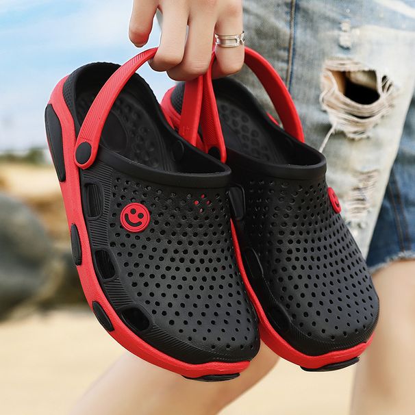 New Casual Men's Beach Shoes Breathable Waterproof Outdoor Sandals Bao Head Summer Slippers_vogvips.com