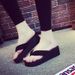 Black Flip-flops For Women, High-heeled, Thick-soled, Slip-resistant, Student Flip-flops, Korean-style Trendy Women's_vogvips.com
