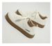 Men's German Trainer Shoes White Low Top Flat Casual Retro Board Shoes - Classic White Sneakers For Men, Versatile Lace-up Everyday Walking Sneakers_vogvips.com