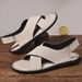 Leisure Walk Men's Sandals Summer Outdoor Beach Shoes Vacation Pool Sandalias Slides Quick Dry Male Hollow Out Flats Man_vogvips.com