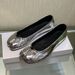 Big Hit! Original Factory Supply Channel Goods! European And American Genuine Leather Ninja Toe Silver Crack Ballet Pig_vogvips.com