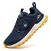 HOBIBEAR Unisex Hiking Women Men Trail Running Outdoor Sneakers Artificial Leather Non Slip Lace-Up Walking Shoes_vogvips.com