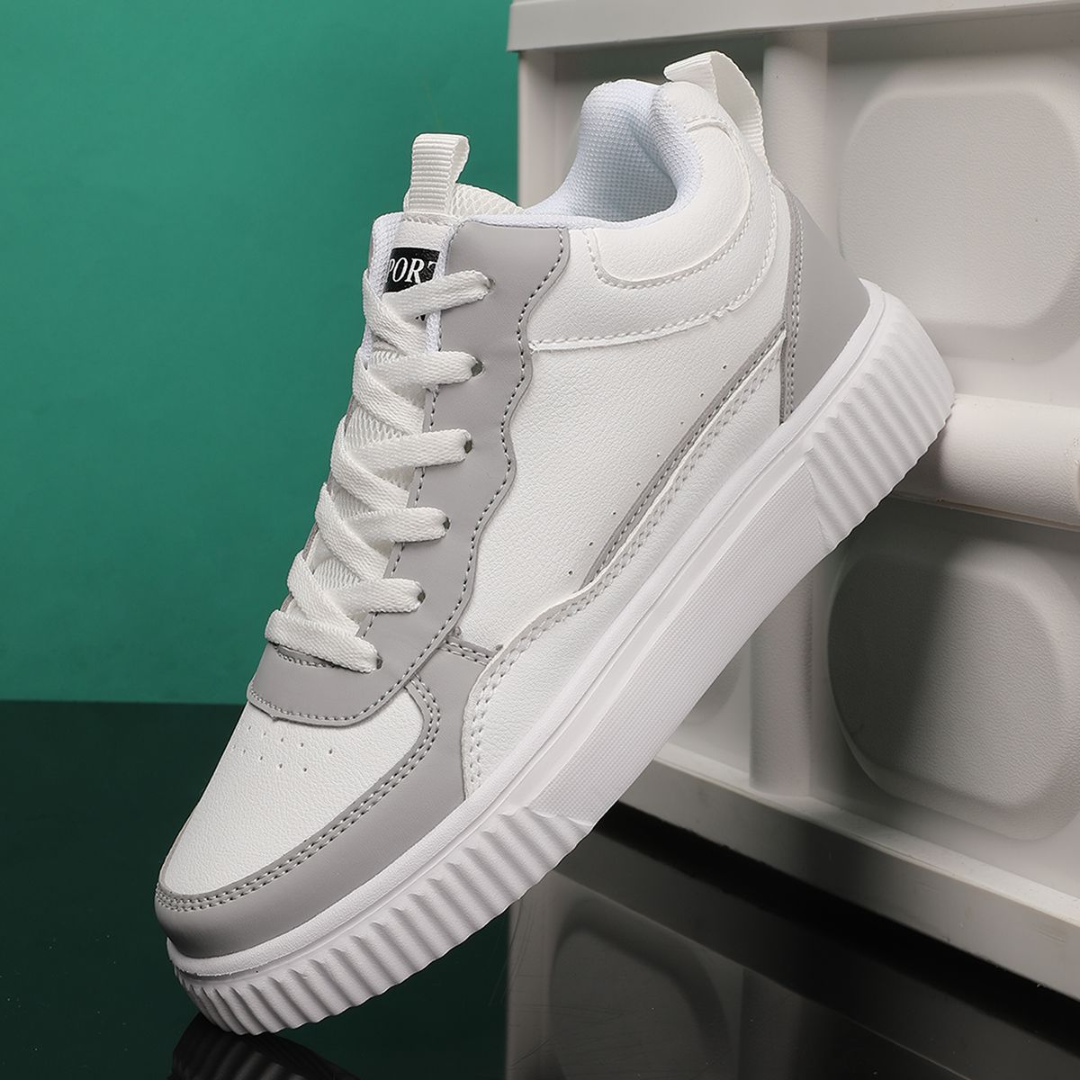 Men's High-top S, Spring And Summer Trendy Men's Gray Youth Student Shoes, Fashionable Versatile Casual Low-top_vogvips.com