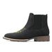 Men's Slip-On Chelsea Boots With Exotic Embossed Patterns - Breathable PU Leather Ankle Boots For Casual & Smart Wear_vogvips.com
