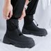 Martin Boots Men's High-top Thick-soled Functional Wind Tooling Couple Snow Boots Heightening Outdoor Chelsea Boots_vogvips.com