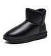 New Thickened Fleece-Lined Snow Boots Women, Soft Sole, Non-Slip, Versatile, Stylish, Waterproof Cotton Shoes For Women_vogvips.com