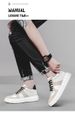 Invisible Inner Height Increase Hollow Men's Shoes Men's Small White Board Shoes Men's Casual Leather Shoes_vogvips.com