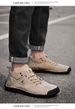 Large Size Men's Leather Shoes Low-top Hand-stitched Casual Men's Shoes Flat-bottomed Foot-fitting Lazy Shoes Men's Driving Shoes_vogvips.com
