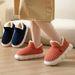 Autumn Winter Cotton Slippers For Women With Heel, Thick Soft Sole, Indoor Home Warm Maternity Shoes, Full Coverage_vogvips.com