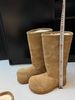 2025 Autumn Winter New Thickened Fleece-Lined Warm Snow Boots Casual Versatile Furry Slip-On Women's Cotton Shoes_vogvips.com