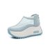 Dad Shoes Hollow Women's Sandals New Round Head Mesh Breathable Casual Thick Sole Increased Height_vogvips.com