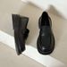Loafers For Women British Style Flat Spring Autumn Soft Leather Moccasins Summer Black Professional Work Shoes_vogvips.com