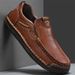 European Warm Series Autumn And Winter Large Size Men's Outdoor Casual Leather Hiking Shoes_vogvips.com