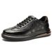 Flat Men's Shoes Round Head Sports And Leisure Men's Shoes Board Shoes Men's Men's Low-heeled Loafers_vogvips.com