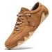 New 2024 Fashion Handmade Leather Casual Men Shoes Design Fall Sneakers Man Loafers Breathable Soft Flat Shoes Driving Shoes_vogvips.com