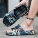 High-quality Couple Slippers One-word Fashion Personalized Slippers Can Be Worn Outside Slippers Beach Slippers_vogvips.com