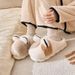 Cute For Women Fleece-Lined Warm Comfortable Home Non-Slip Thickened Outdoor Couple Cotton Slippers Winter_vogvips.com
