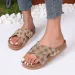 2026 Summer New Printed Design Cross Thick Bottom For Women's Outerwear Fashion Super Hot Home Leisure Beach Cool_vogvips.com