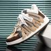 Men's American Street Letter Niche Loafers Skateboard Thick Sole High Top Casual German Training Shoes_vogvips.com