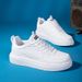 Couple board shoes Breathable small white shoes male student casual sports shoes female platform board shoes_vogvips.com