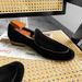 【Also Price】Men's European Style Penny Loafers Casual Men's Round Toe Cow Suede Shoes_vogvips.com