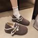 2025 Vintage Fleece-Lined Warm Shoes For Women Season New Fashion Versatile Slip-On Casual Loafers_vogvips.com
