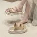 Slippers Women Wearing Outside Summer 2026 New Fashionable Thick Straight Trailer For Outdoor Use Non Slip Soft Bottom_vogvips.com
