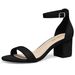 In-stock High-heeled 2025 Summer Sandals European American Large Size Open-toe Chunky Heel Black Women's Shoes_vogvips.com
