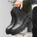 High-top Lace-up Velvet Martin Boots Thick-soled Heightening Retro Tooling Boots Men's Boots_vogvips.com