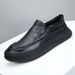 New Releases In December 2025 Loafers New Slip-On Black Men's Genuine Leather Business Comfortable Soft Sole Formal Shoes_vogvips.com