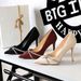 High Heels Thin Heel Super High Heel Shallow Mouth Pointed Rhinestone Bow Single Shoes Women's Shoes_vogvips.com