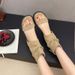 2025 Summer New Roman Casual Thong Retro Handmade Flat Hollow Versatile Women's Sandals_vogvips.com