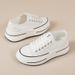 Niche Thick Soled Canvas Shoes Women's Shoes New Spring And Autumn Summer Sneakers Net Celebrity All Match Casual White Shoes_vogvips.com
