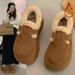Thick-Soled Snow Boots For Women 2025 New Niche Winter Women's With Fleece Lining, Thickened Fur, Warm -Style_vogvips.com